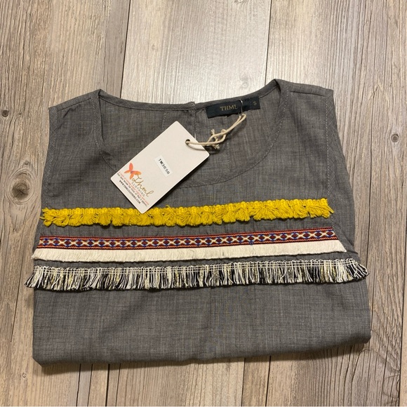 THML Women’s Sleeveless Top Bohemian Inspired Small NWT - Picture 11 of 11